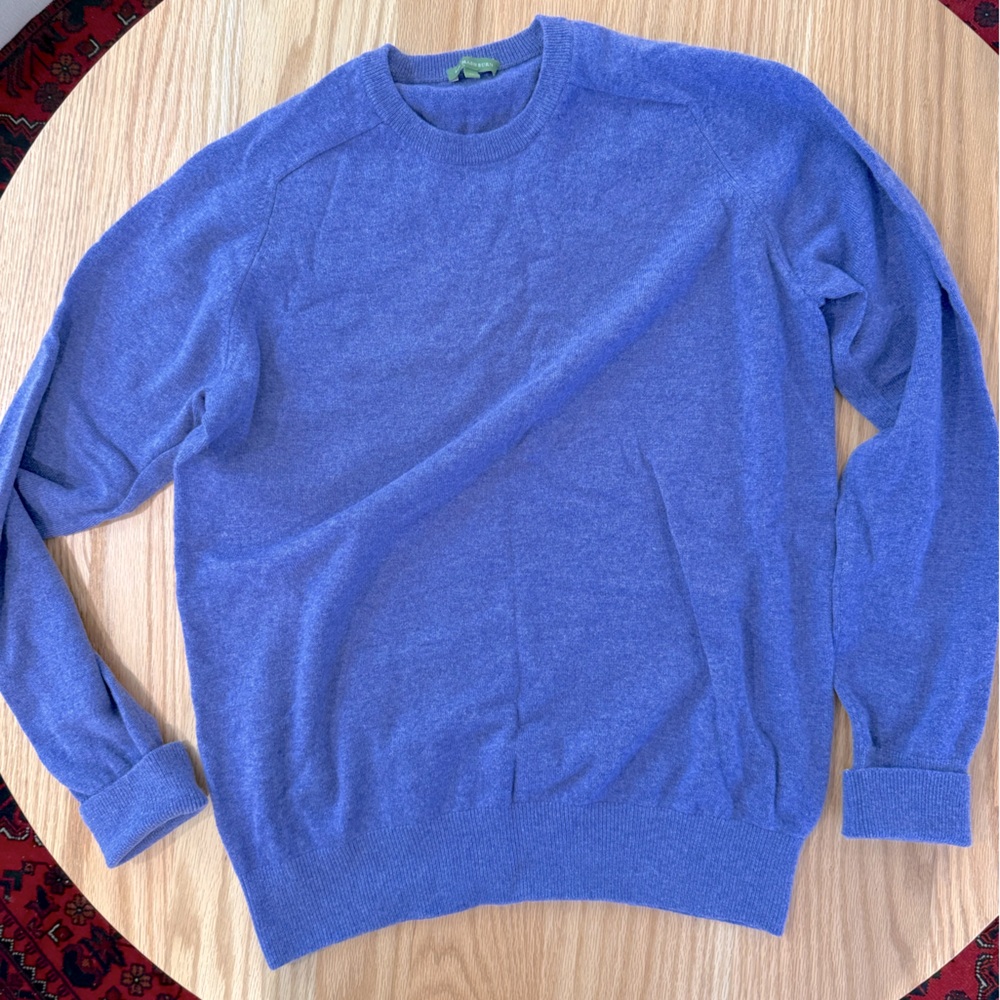 Sid Mashburn Cashmere Crewneck - Medium (Hyacinth)
